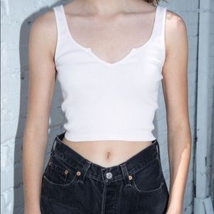 BRANDY MELVILLE baby pink cropped tank